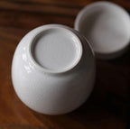 Beautiful small Amberra ceramic porcelain white urn to store the ashes of your hamster, rabbit, small dog, cat or other pet