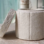 White-grey mycelium mushroom textured 100% biodegradable pet ash urn for your cat or dog or other pet