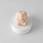 Beautiful cute Nino Ceramic Porcelain Hamster Urn top view 