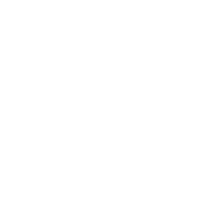 A white dog silhouette filled with a branching, tree-like mycelium growth pattern on a solid black background.